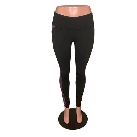 Z By Zobha Leggings Black Size S Side Zip Pockets - Picture 1 of 8